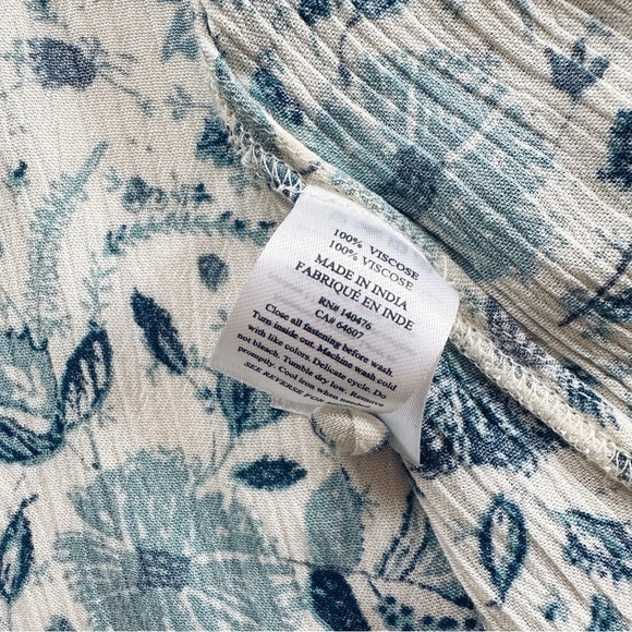 Faherty Sorrento Print Maxi Dress Dreamer Floral - Picture 11 of 12